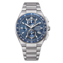 Orologio Citizen RADIOCONTROLLATO AT8 Super Titanio, quadrante BLU, 40.5mm - AT8396-59L