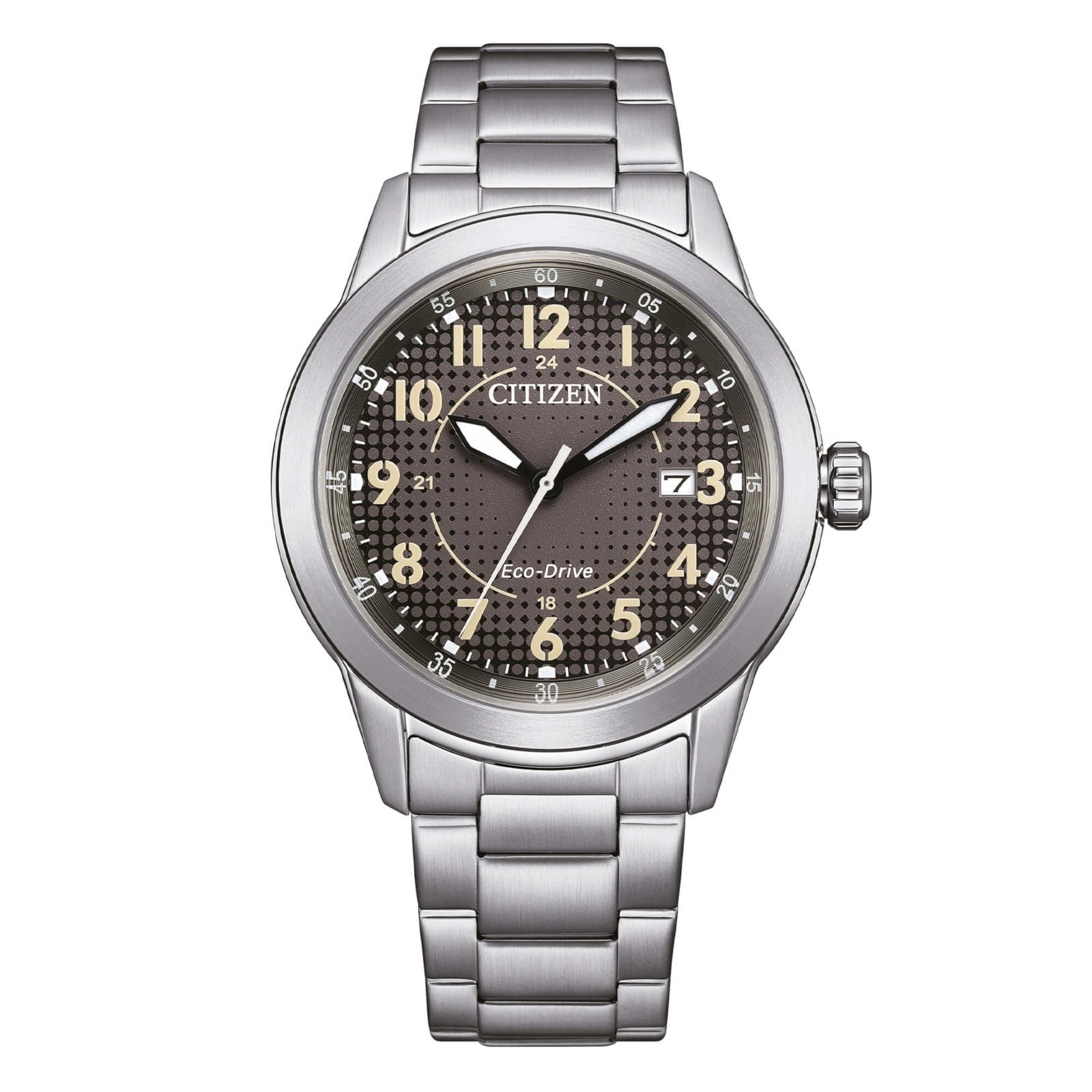 Orologio Citizen Aviator 3, Eco-Drive, quadrante silver, 40mm - AW1870-59H