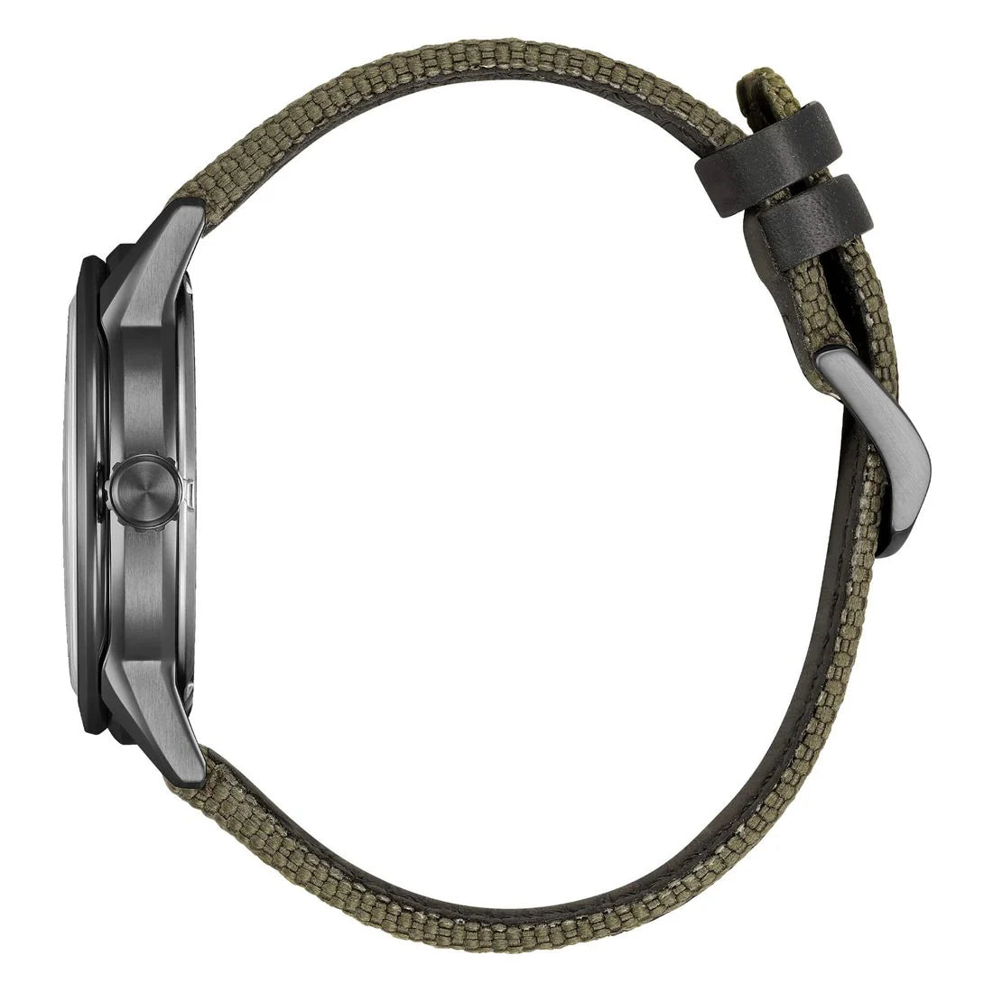 Orologio Citizen Aviator 3, Eco-Drive, bracciale in nylon e quadrante verde, 40mm - AW1877-09X