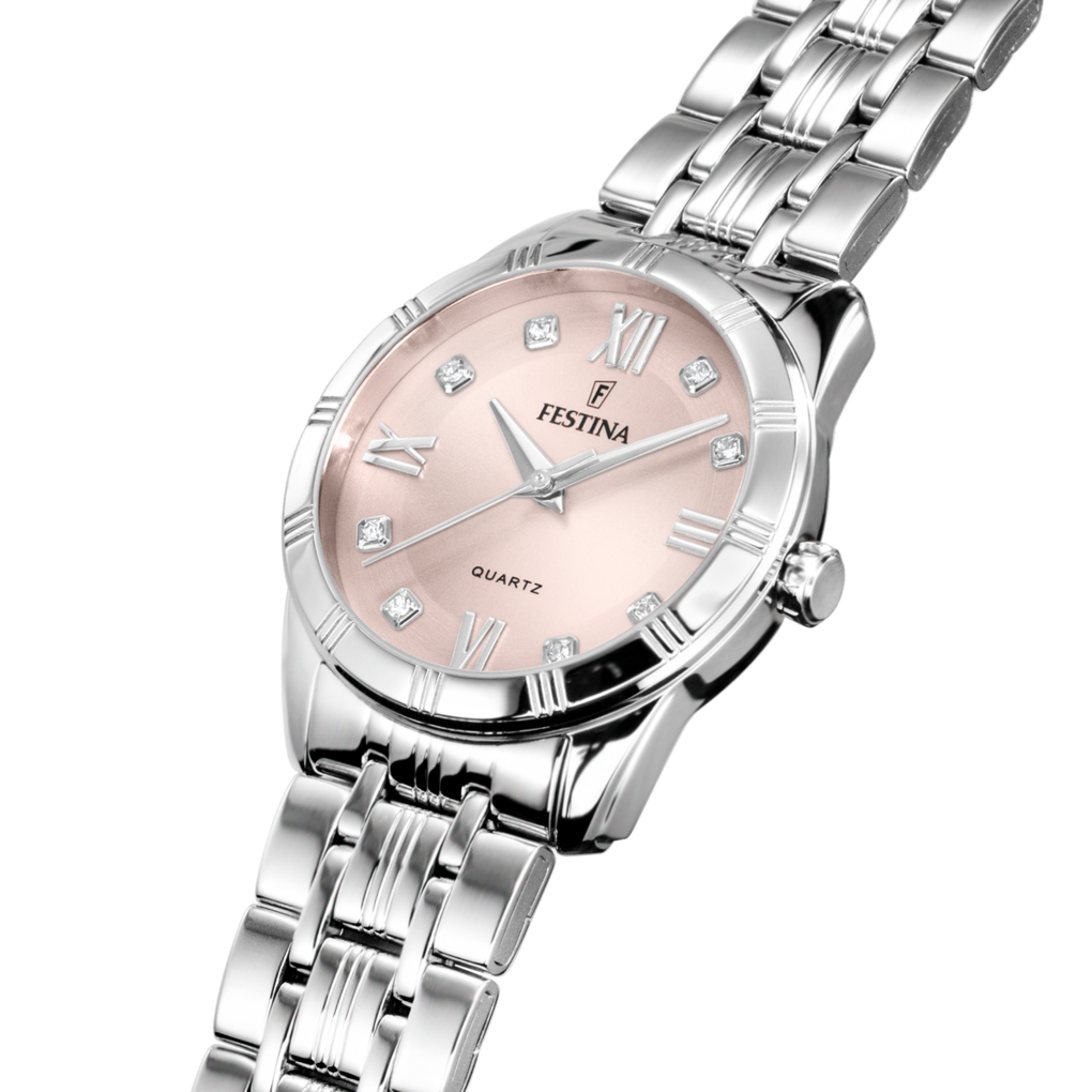 Orologio da donna Festina Mademoiselle, quarzo quadrante rosa, 32mm - F16940/C