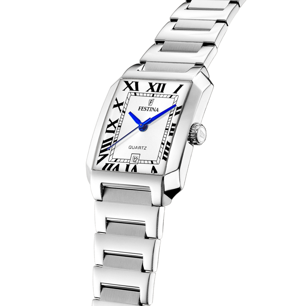 Orologio da donna Festina On The Square, rettangolare quarzo quadrante bianco, 29mm - F20679/1