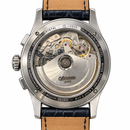 Orologio Altanus Elite — Cronografo automatico, quadrante blu e cinturino in alligatore — NOS, 42mm - 7875