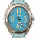 Orologio ovale Altanus Flores da donna — Oversize 38 mm — Quarzo svizzero con datario — NOS - 7826