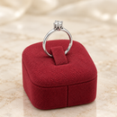 Giorgio Visconti Anello Solitario in oro bianco 18 kt con diamante naturale taglio brillante ct 0,30 - AB15559F