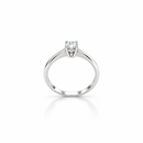 Giorgio Visconti Anello Solitario in oro bianco 18 kt con diamante naturale taglio brillante ct 0,30 - AB15559F