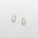 Orecchini oro rosa 18 kt diamanti a goccia collezione Io Luce, 0.46ct - B39450D
