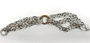 Bracciale Pianegonda da donna, in argento con cerchietto in oro giallo 18kt, collezione Gold n Soul - BA050746