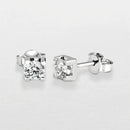 Orecchini punto luce Giorgio Visconti oro bianco 18 kt e diamanti, 0.36ct - BB39400C