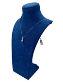 Diana - Collana trilogy in oro bianco 18kt, rubini e giro di diamanti - CL D. 36 RU