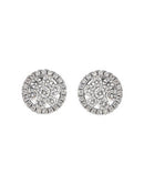 Orecchini Giorgio Visconti Fiore in oro bianco 18kt e diamanti, 0.64ct - BBX37565