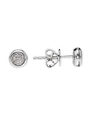 Orecchini Giorgio Visconti punto luce, in oro bianco 18kt e diamanti, 0.03ct - BBX37696