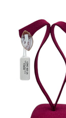 LUCEDEIMIEIOCCHI Monorecchino ovale cammeo naturale in argento dorato e calice di vino - LDMO 805 OR