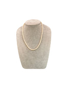 Mazza - Collana con perle fresh water, diametro 4-4.5, e chiusura in oro bianco 18kt - CL FRESH WATER 4-4.5