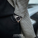 Citizen Classic, Happy Hours-Kollektion, schwarzes Zifferblatt, 40 mm – BM7460-88E