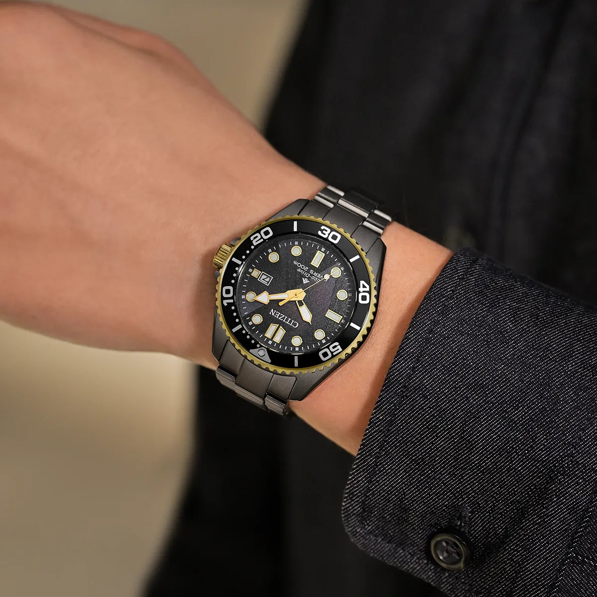 Orologio Citizen Promaster, Diver's Eco Drive 200 mt 40mm Light in Black Limited Edition (500 esemplari Italia), 40mm - BN0264-53E