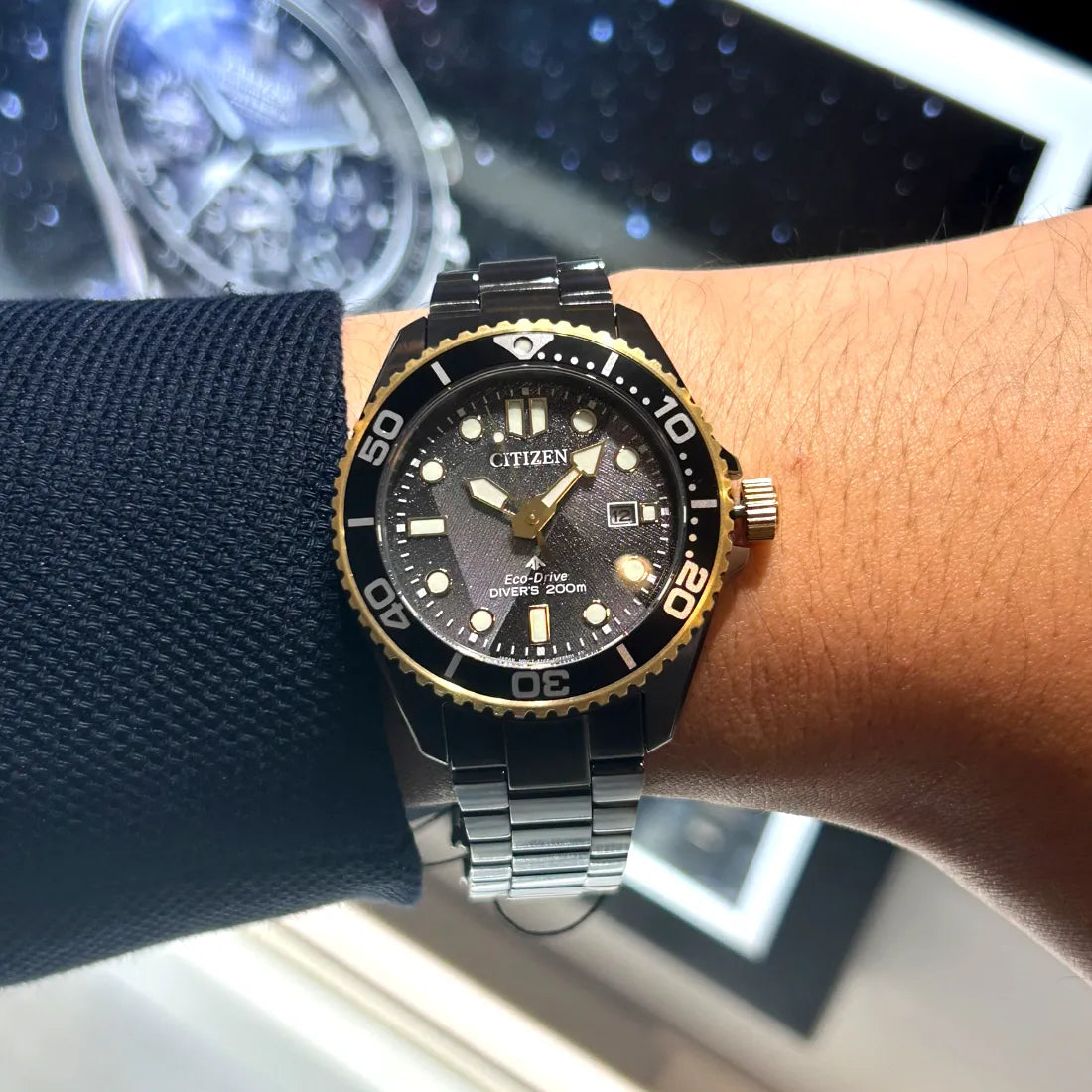 Orologio Citizen Promaster, Diver's Eco Drive 200 mt 40mm Light in Black Limited Edition (500 esemplari Italia), 40mm - BN0264-53E