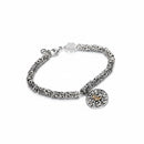 Bracciale De Nobili sole e luna, in argento e oro rosa 9kt - BR126