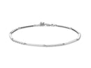 Miluna Bracciale modulare in oro bianco 18 kt con trenta diamanti naturali ct 0,099 - BRD1077