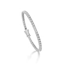 Golay - BRACCIALE TENNIS CASTONE A STELLA UNISEX, in oro bianco 18kt e diamanti, 1.46ct - BTQ040140WDI1-175