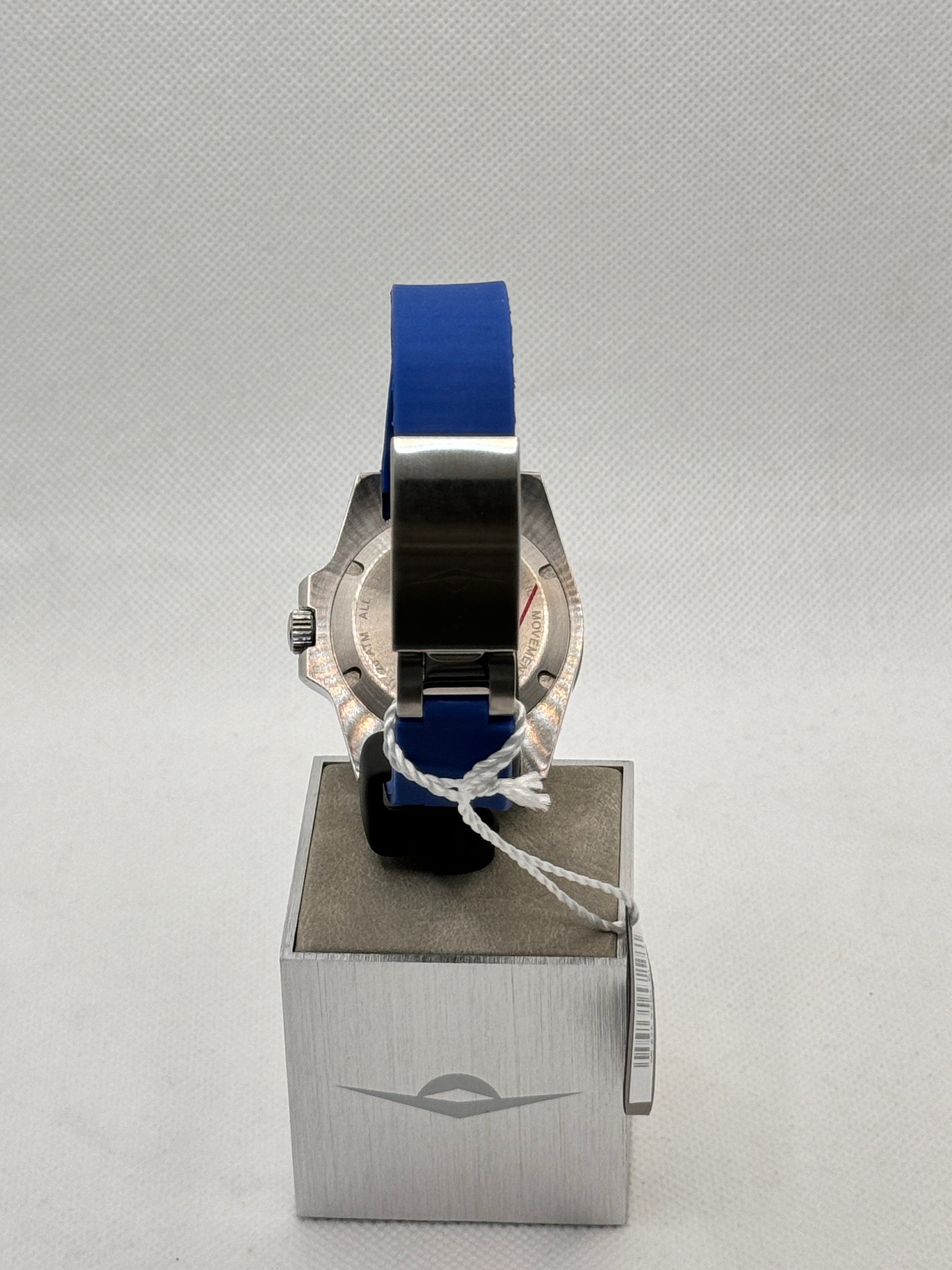 Orologio Uomo Solotempo Automatico, Cinturino in caucciù blu, 40mm - MI-825-SSBL-BL-OY