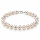 Nimei Bracciale di perle Akoya Pura Special Selection 7-7,5 mm con chiusura in oro bianco 18 kt - 1NPS775_18NL573