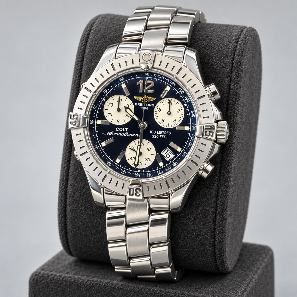 Orologio Breitling, quarzo quadrante dark blue, Colt Series - Chrono Colt Ocean NOS, 38mm - A53350