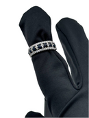 ANELLO VERETTA GIORGIO VISCONTI IN ORO BIANCO, DIAMANTI E 7 ZAFFIRI, 0.51ct di zaffiri - ABX17328Z