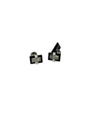 GEMELLI BARAKA IN ACCIAIO con diamanti neri - PS245042BNDB000004