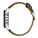 Orologio Citizen, Collezione Ore Felici Racing, Eco-Drive Crono e tachimetro, quadrante bianco, 39mm - CA4714-04A