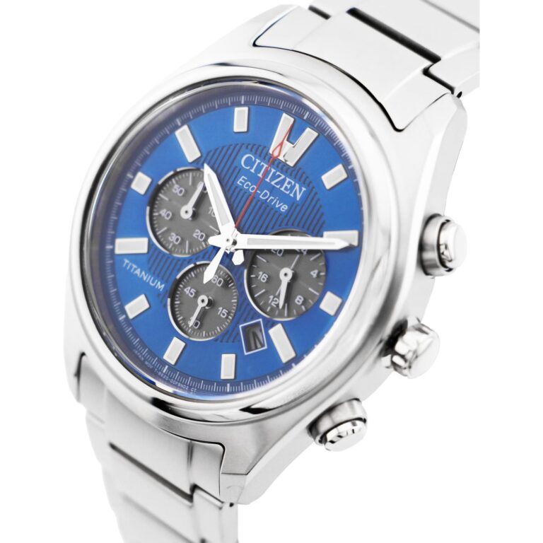 OROLOGIO CITIZEN Crono Super Titanio 4750, Eco Drive quadrante Blue, 40mm - CA4750-51L
