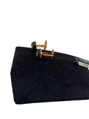 Gemelli Chimento in acciaio dorato ed pvd nero - 81731629