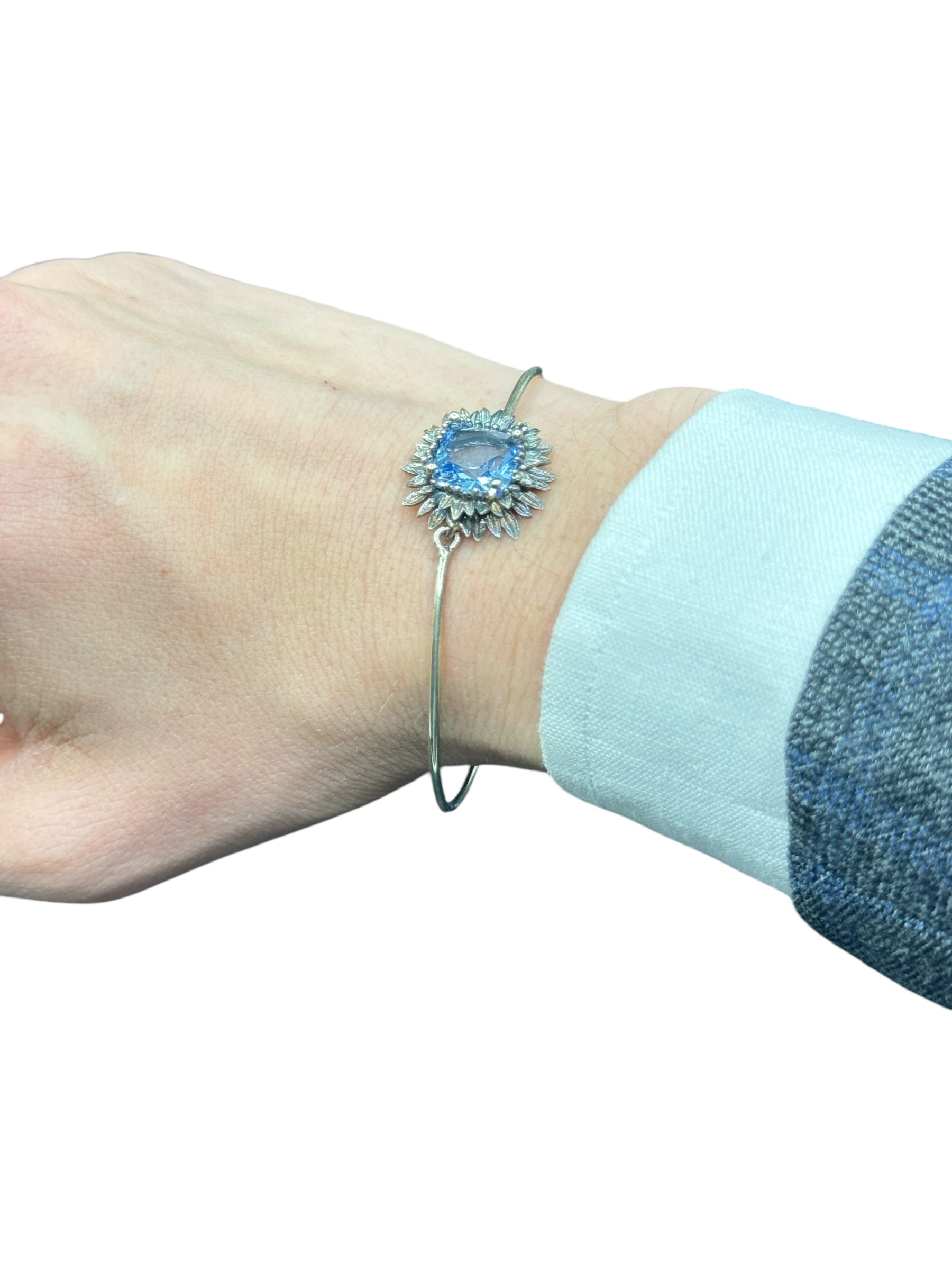 BRACCIALE Labriola IN ARGENTO CON QUARZO AZZURRO ACQUAMARINA - 2240