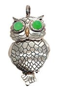 Ciondolo De Nobili Civetta grande verde - CI1008-Ver