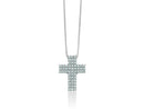 Collana Croce con diamanti Miluna - CLD3972