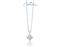 Miluna Riflessi Valentino Diamanthalskette aus 18 Karat Weißgold – CLD4075