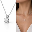 COLLIER MILUNA PUNTO LUCE in ORO BIANCO E DIAMANTI - CLD4240-020G7