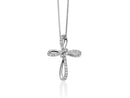 COLLAR CRUZ CON DIAMANTES MILUNA - CLD4424