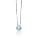 Collana Miluna IN ARGENTO E TOPAZIO AZZURRO NATURALE, Limited Edition - CLD5108