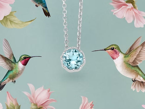 Collana Miluna IN ARGENTO E TOPAZIO AZZURRO NATURALE, Limited Edition - CLD5108