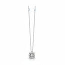 Collana Miluna con pendente di diamanti incastonati in oro bianco 375 - CLD5313X