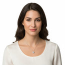 Collana Miluna in oro bianco 375 con cuore illuminato di diamanti - CLD5315X