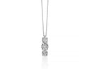 Collana TRILOGY Miluna in oro bianco 18kt e diamanti - CLD5394