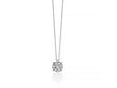 Collana Miluna punto luce in oro bianco 18kt e diamanti - CLD5400