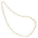 Koliè 925 - Collana in argento dorato con perle barocche - CL MARSIA 01