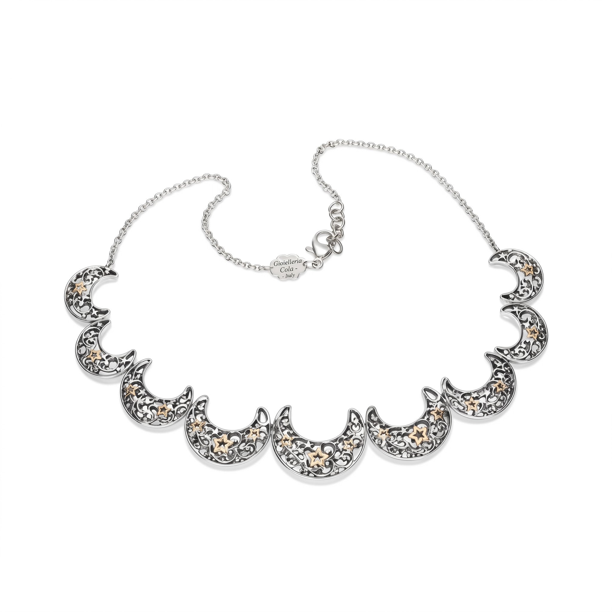 Collana De Nobili Polvere di Stelle lune - CO326