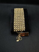 Lorenzo Ungari - Bracelet ras du cou en bronze doré et zircons - CAMIRE BR 029