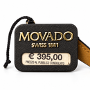 Orologio Movado Museum quadrante bianco e ghiera laminata oro, unisex, movimento quarzo, NOS, 30mm - 87A2864