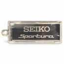 Orologio Seiko Sportura Double Retrograde Chronograph — Acciaio e IP nero 42 mm — Quarzo 7T85 cronografo 1/5 di secondo — NOS - SPC039P1
