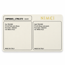 Nimei Bracciale di perle Akoya giapponesi Pura Special Selection 6-6,5 mm con chiusura in oro bianco 18 kt - 1NPS665_17NL573