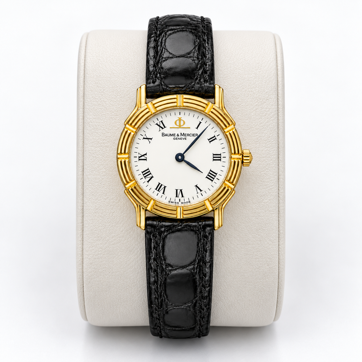 Orologio Baume et Mercier Vintage, movimento quarzo con cassa in oro giallo 18K, 24mm - M0A05352